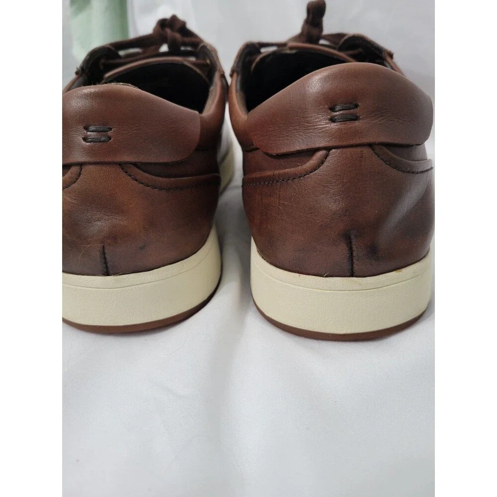 Cole Haan Men's Leather Vartan Sport Ox Sneakers  Size 11.5 M Brown